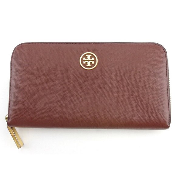 Tory Burch wallet Robinson leather Auth used L3091 - Picture 1 of 8